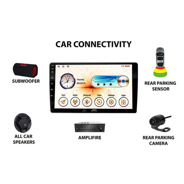 JXL 9 Inch HD 1280P Car Android Stereo 4GB RAM/32GB ROM - JXL India
