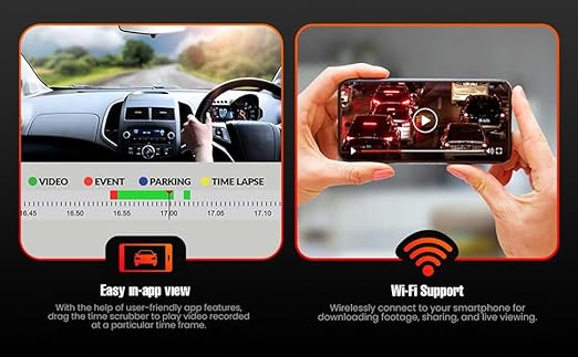 Car Dash Camera U750 Full HD 1440p with 6 Layer Lens 170 - Image 6