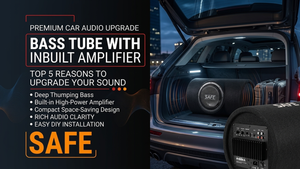 Bass Tube with Inbuilt Amplifier in India 